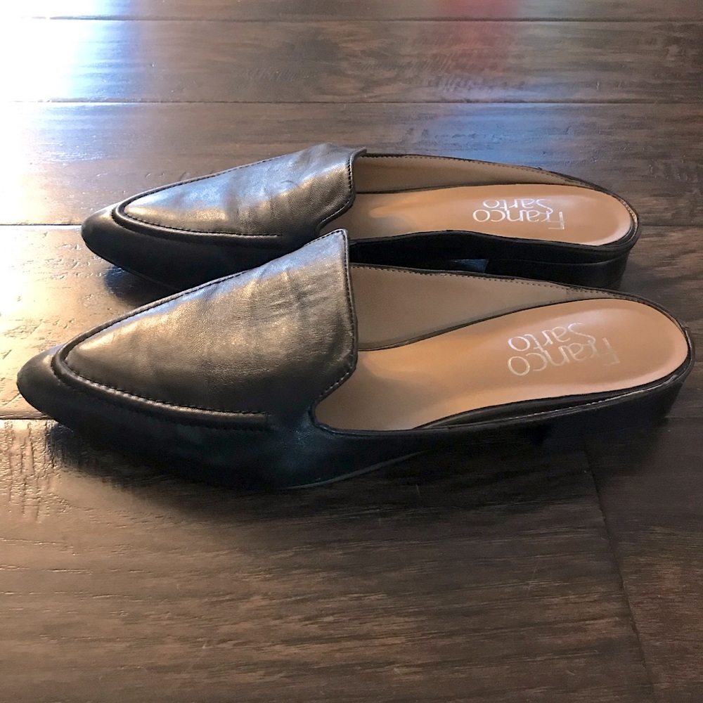 Franco Sarto leather slip-on flats